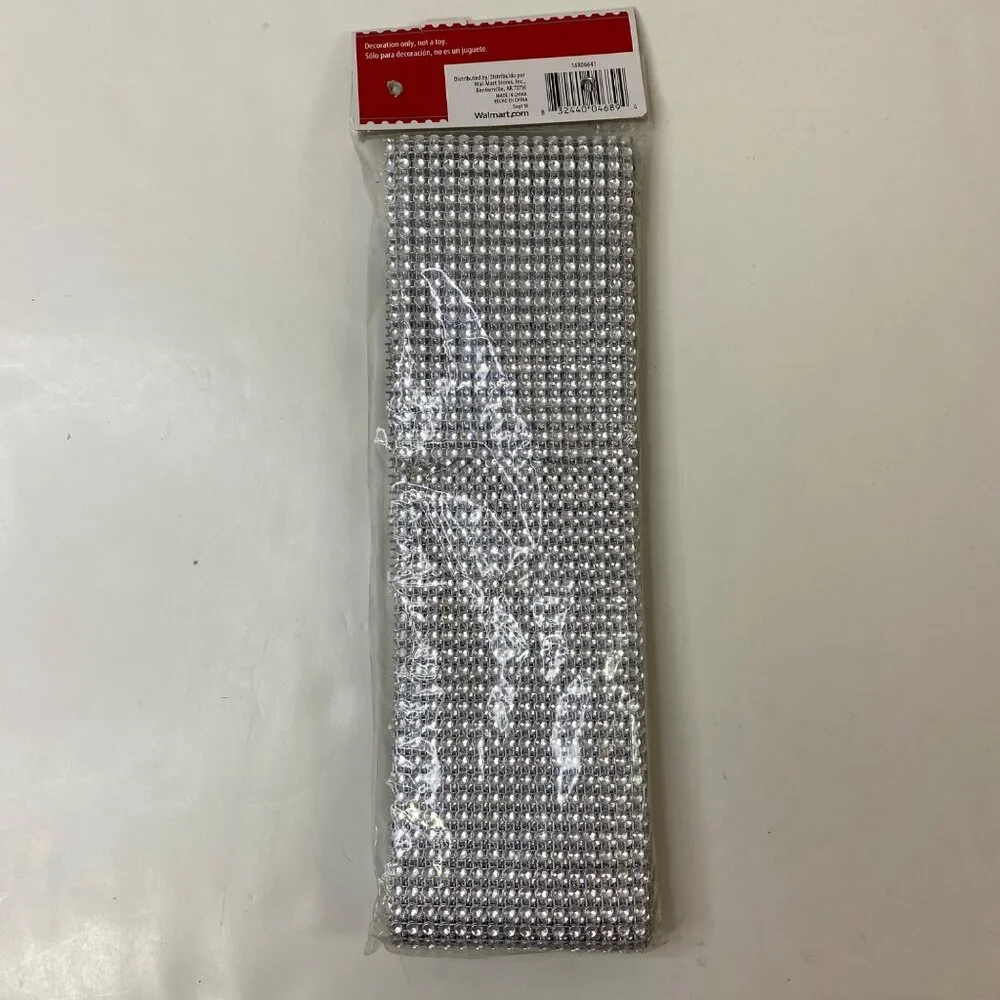 Holiday Time 9 Foot Silver Decorative Garland Ultra Sparkle Bling
